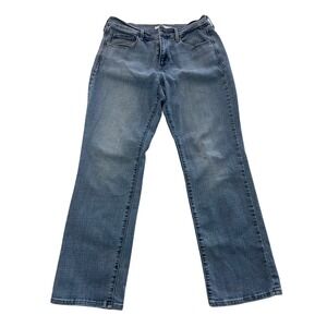 Levi's 505 Straight Leg Jeans Women's Size 8 Medium Wash Waterless Denim